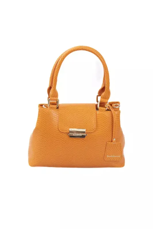 Orange Polyurethane Women Crossbody Bag sold by Louxly
