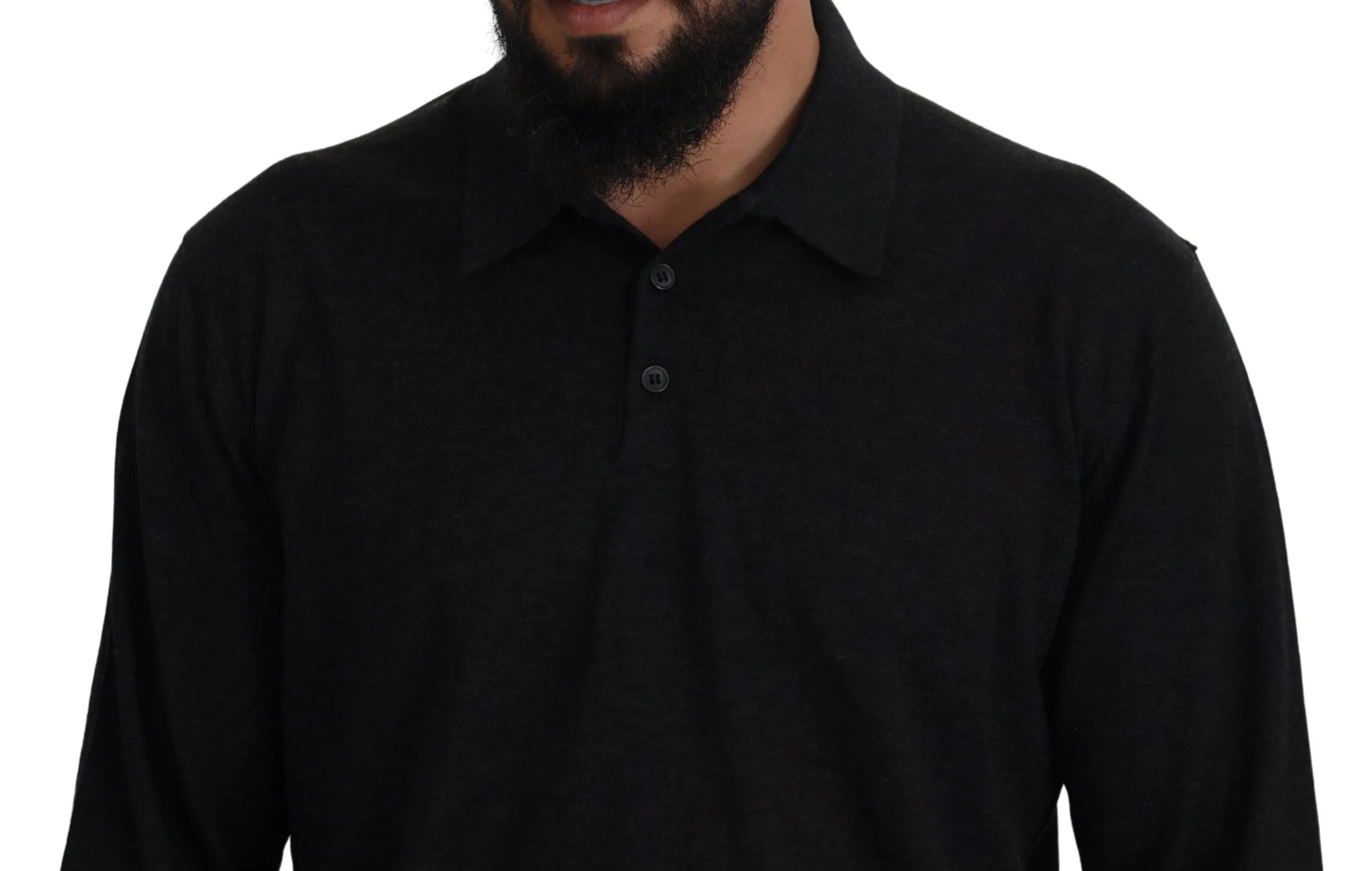 Elegant Black Cashmere Pullover Sweater sold by Louxly product image thumbnail 4