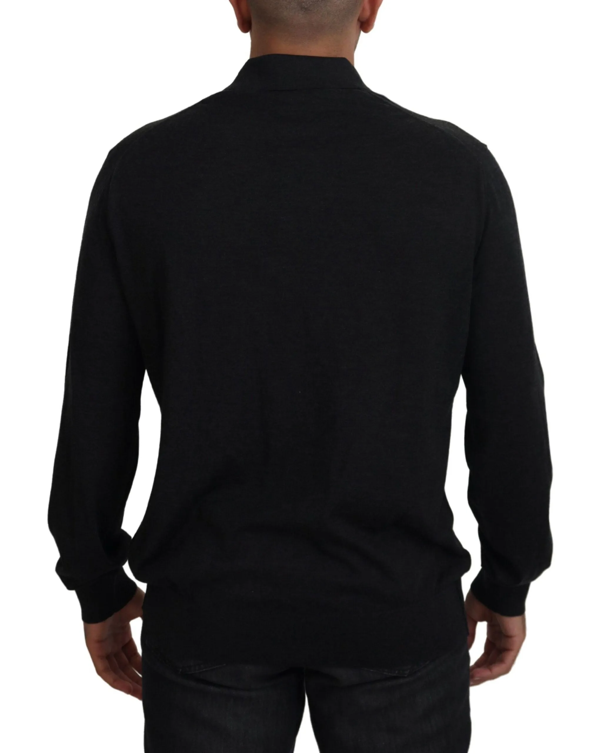 Elegant Black Cashmere Pullover Sweater sold by Louxly product image thumbnail 3