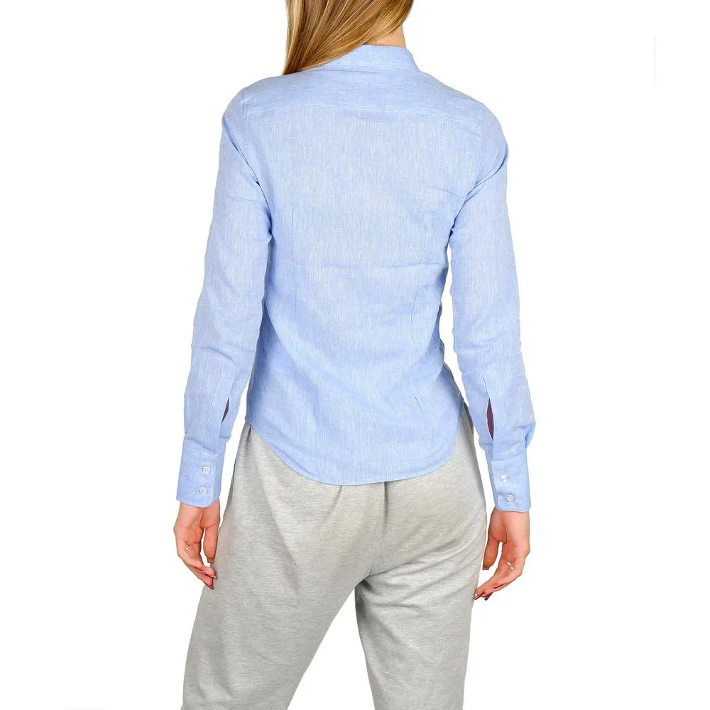 Milano Slim Fit Cotton-Linen Blend Shirt sold by Louxly product image thumbnail 2