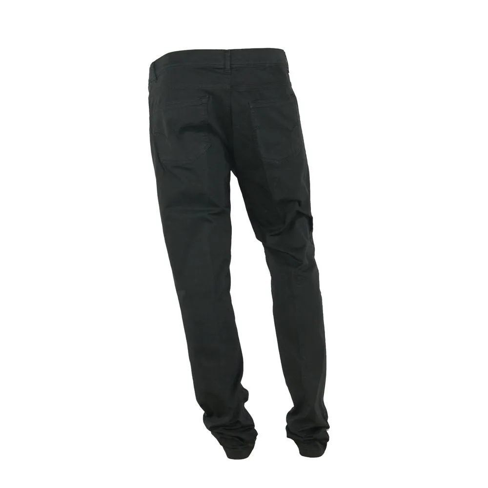 Elegant Summer Black Cotton Trousers sold by Louxly product image thumbnail 2