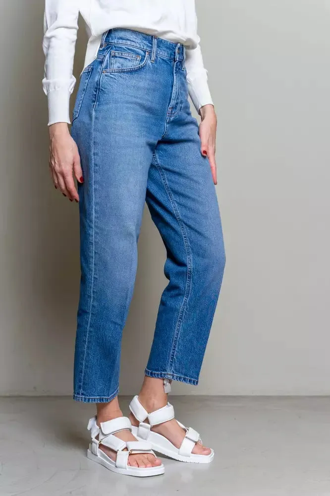Elevated Blue High-Waist Denim for Women sold by Louxly product image thumbnail 4