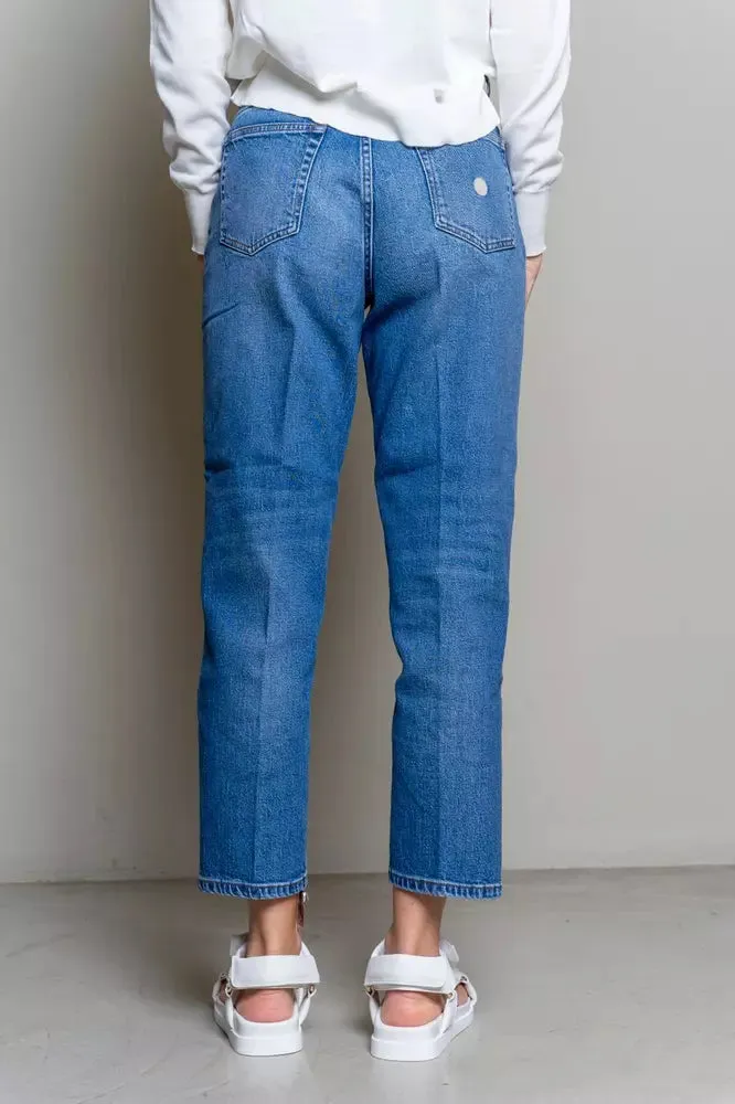 Elevated Blue High-Waist Denim for Women sold by Louxly product image thumbnail 2