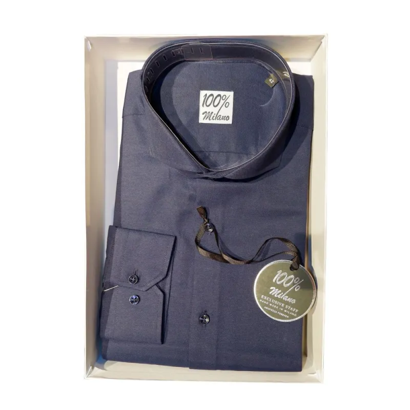 Elegant Blue Oxford Shirt for Men sold by Louxly