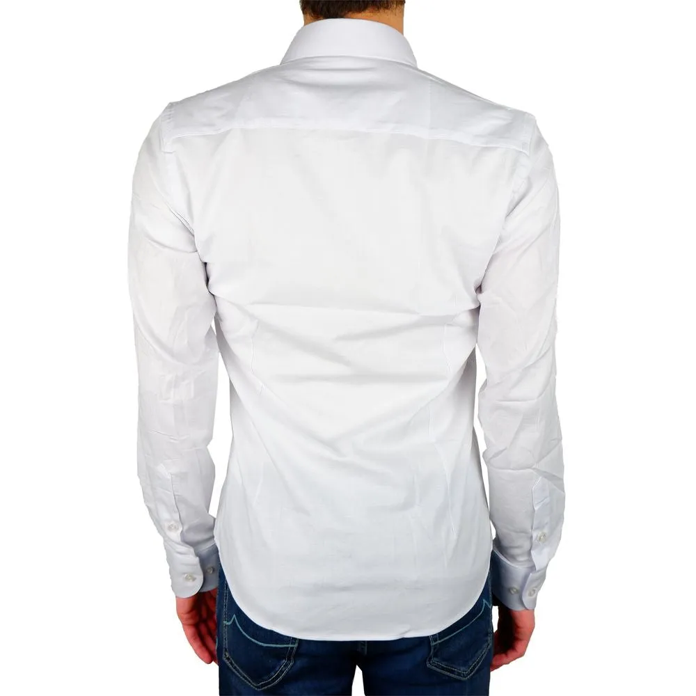 Elegant Milano White Gabardine Shirt sold by Louxly product image thumbnail 2
