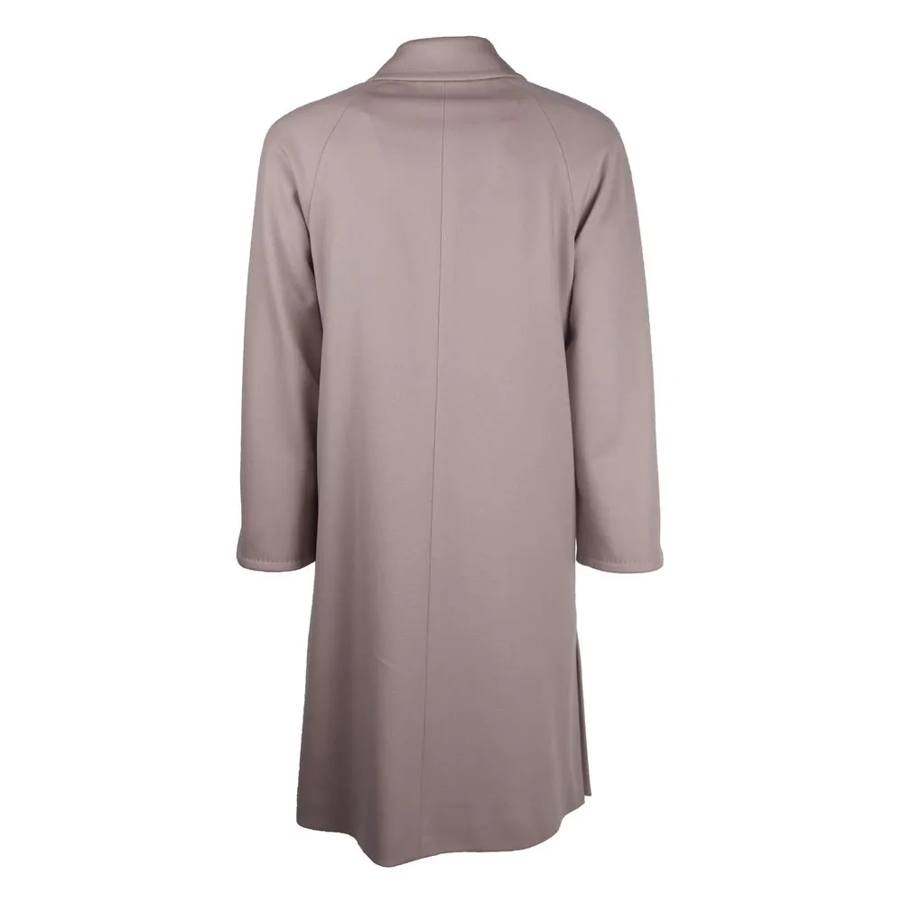Elegant Virgin Wool Four-Button Coat sold by Louxly product image thumbnail 2