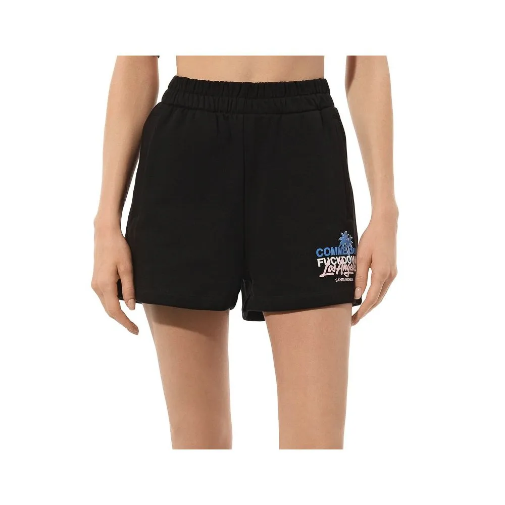 Chic Black Cotton Shorts with Side Pockets sold by Louxly product image thumbnail 3
