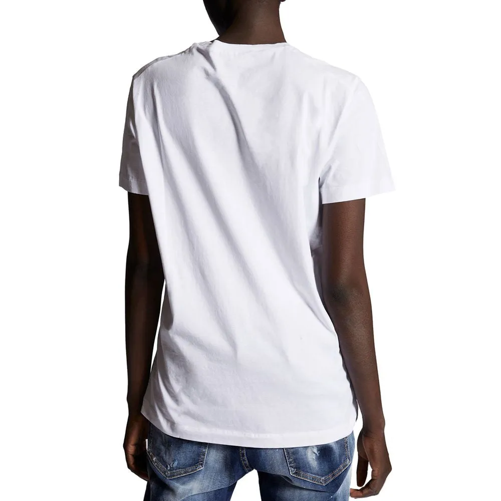 White Cotton T-Shirt sold by Louxly product image thumbnail 3