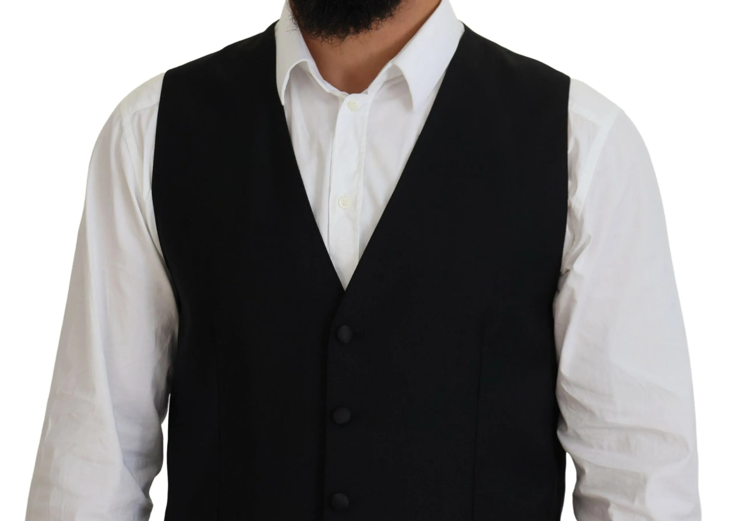 Elegant Single Breasted Formal Vest sold by Louxly product image thumbnail 4