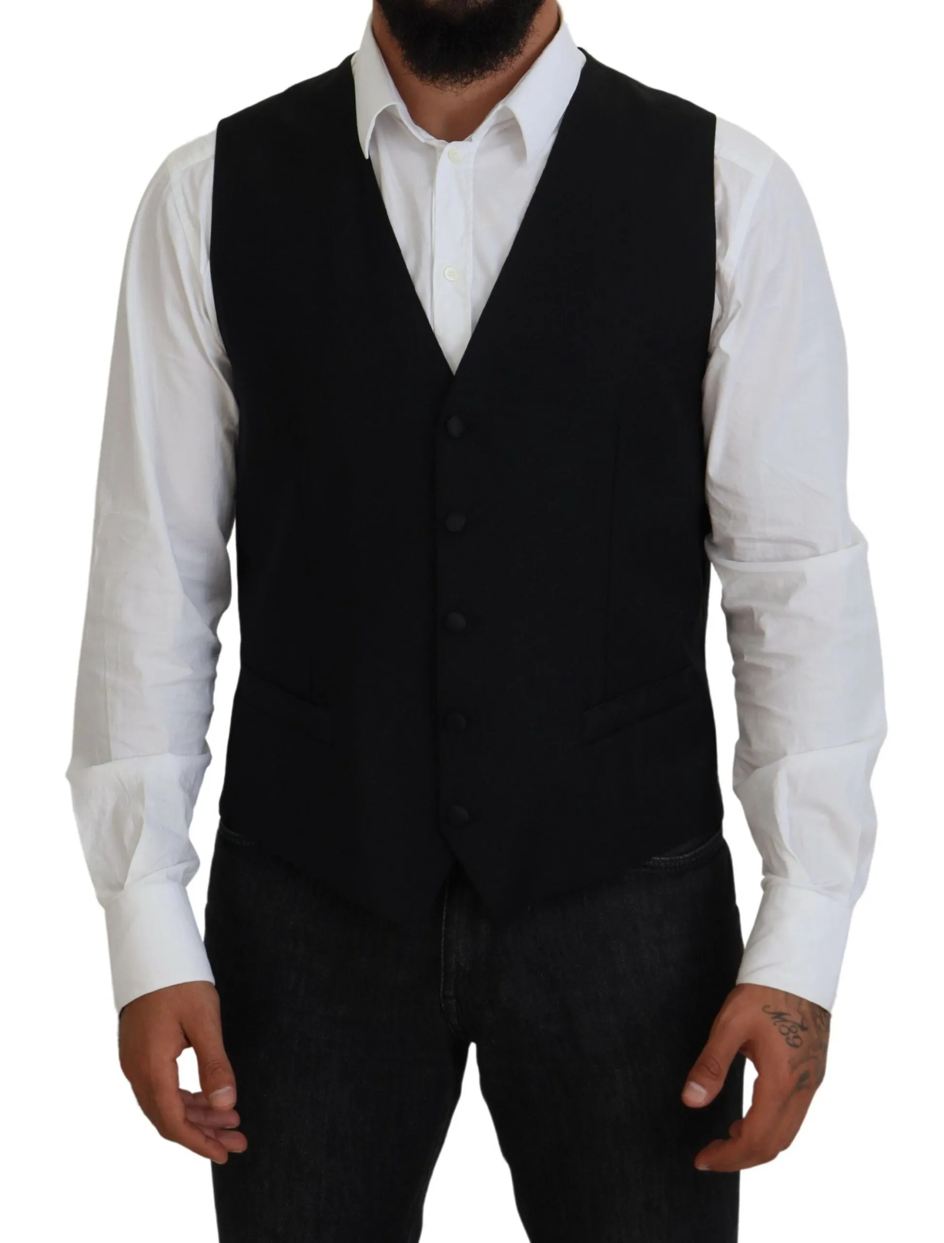 Elegant Single Breasted Formal Vest sold by Louxly