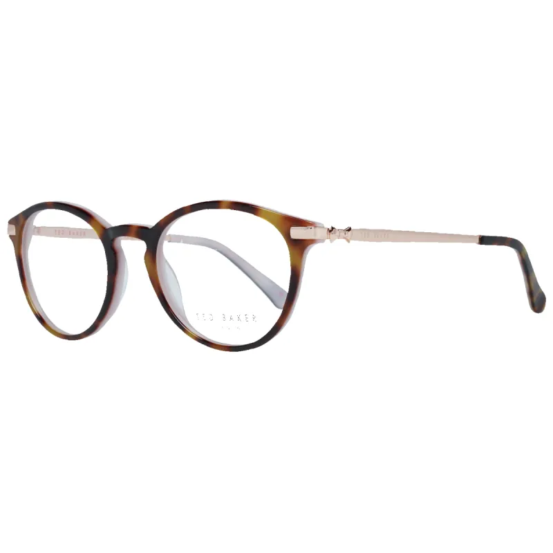 Chic Brown Round Full-Rim Fashion Frames made by Ted Baker