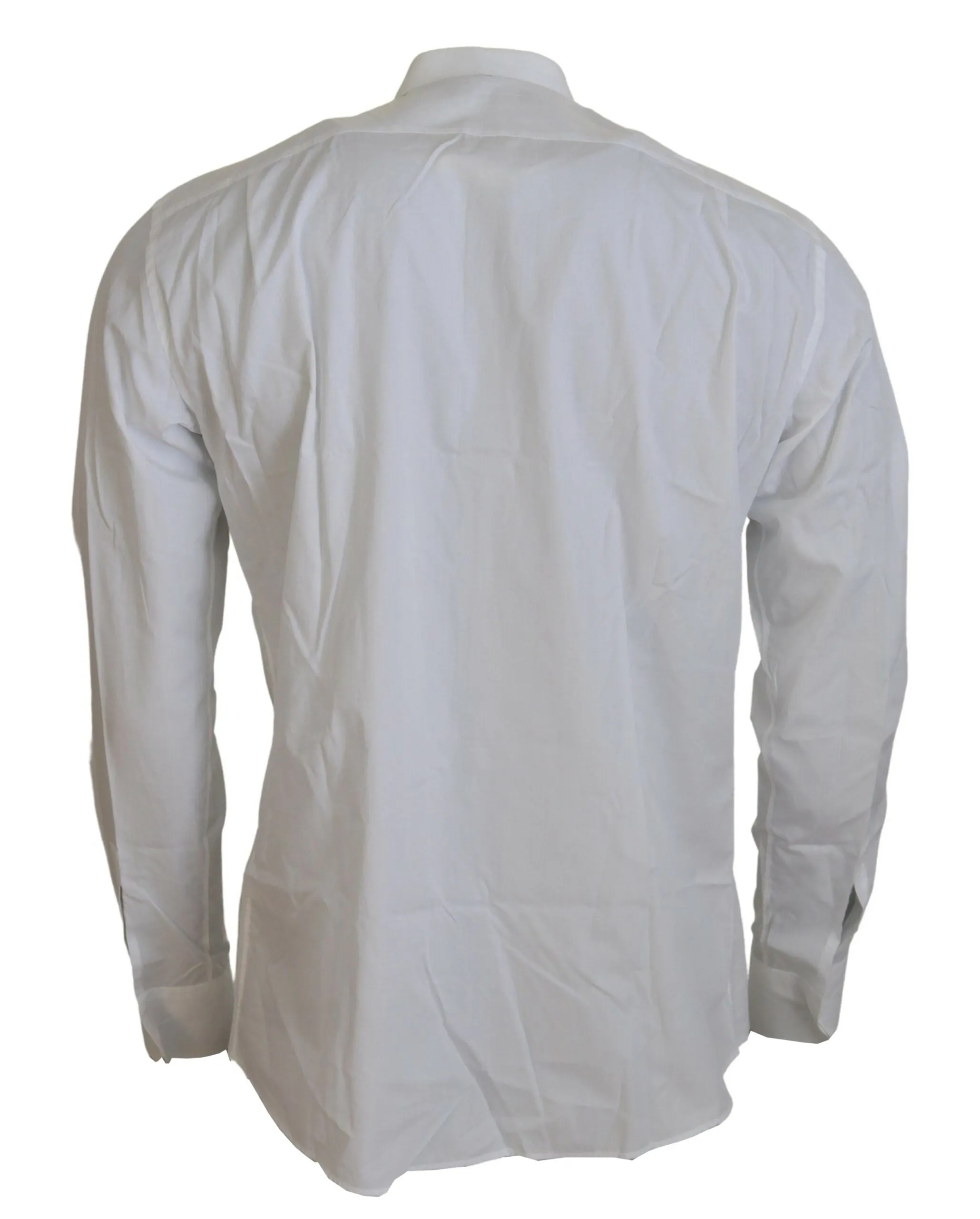 Exquisite White Cotton Formal Shirt sold by Louxly product image thumbnail 3