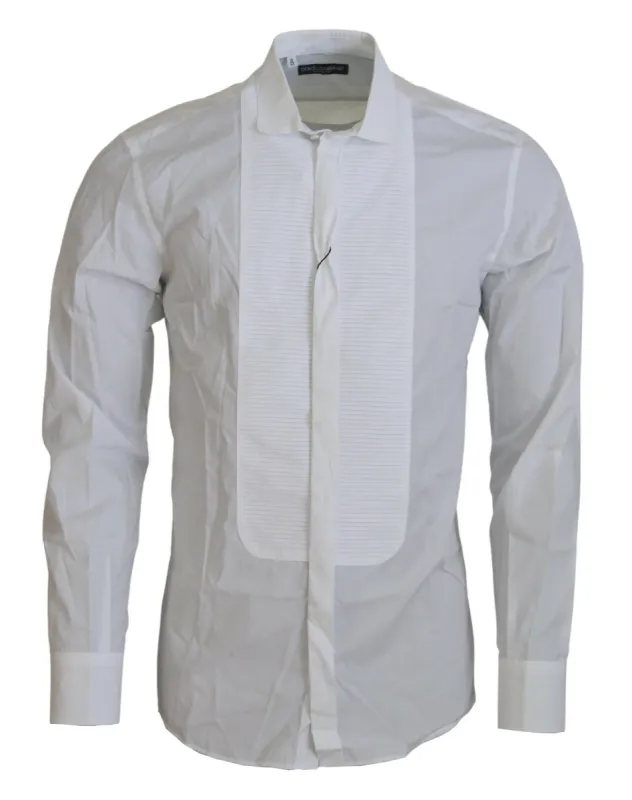 Exquisite White Cotton Formal Shirt sold by Louxly