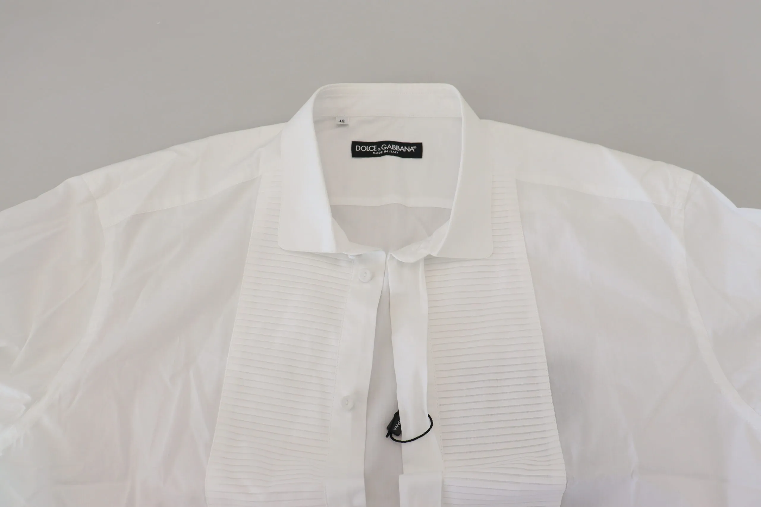 Exquisite White Cotton Formal Shirt sold by Louxly product image thumbnail 4