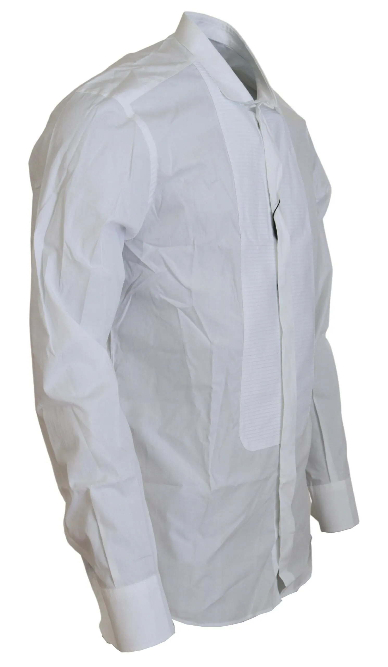Exquisite White Cotton Formal Shirt sold by Louxly product image thumbnail 2
