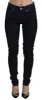 Chic Slim-Fit Cotton Denim in Dark Blue sold by Louxly