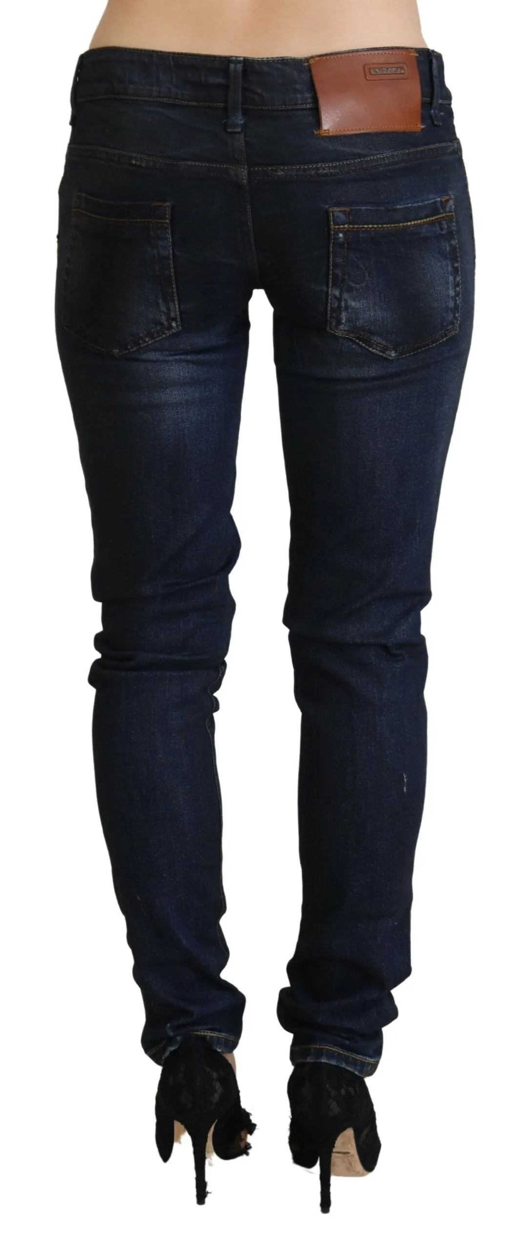 Chic Slim Fit Cotton Denim Jeans sold by Louxly product image thumbnail 3