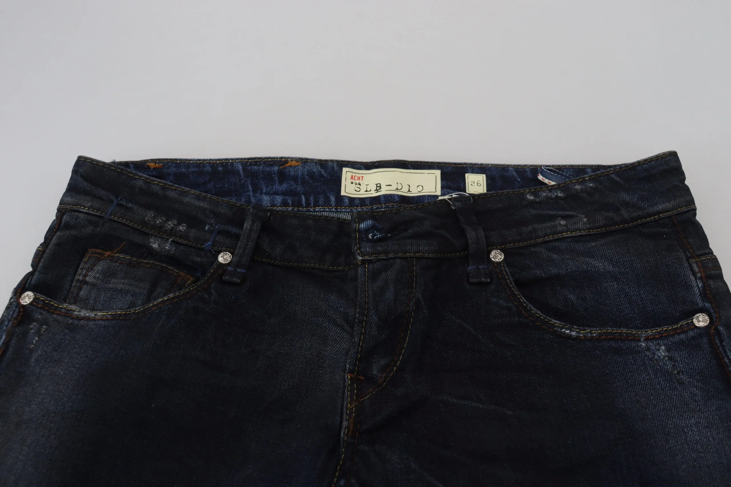 Chic Slim Fit Cotton Denim Jeans sold by Louxly product image thumbnail 4