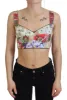 Floral Print Bustier Crop Top sold by Louxly