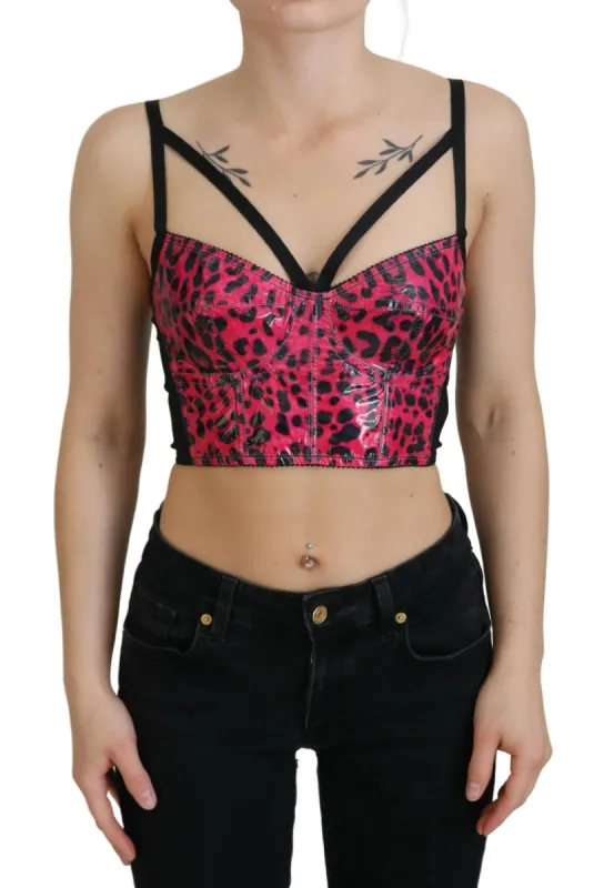 Leopard Print Bustier Corset Top sold by Louxly