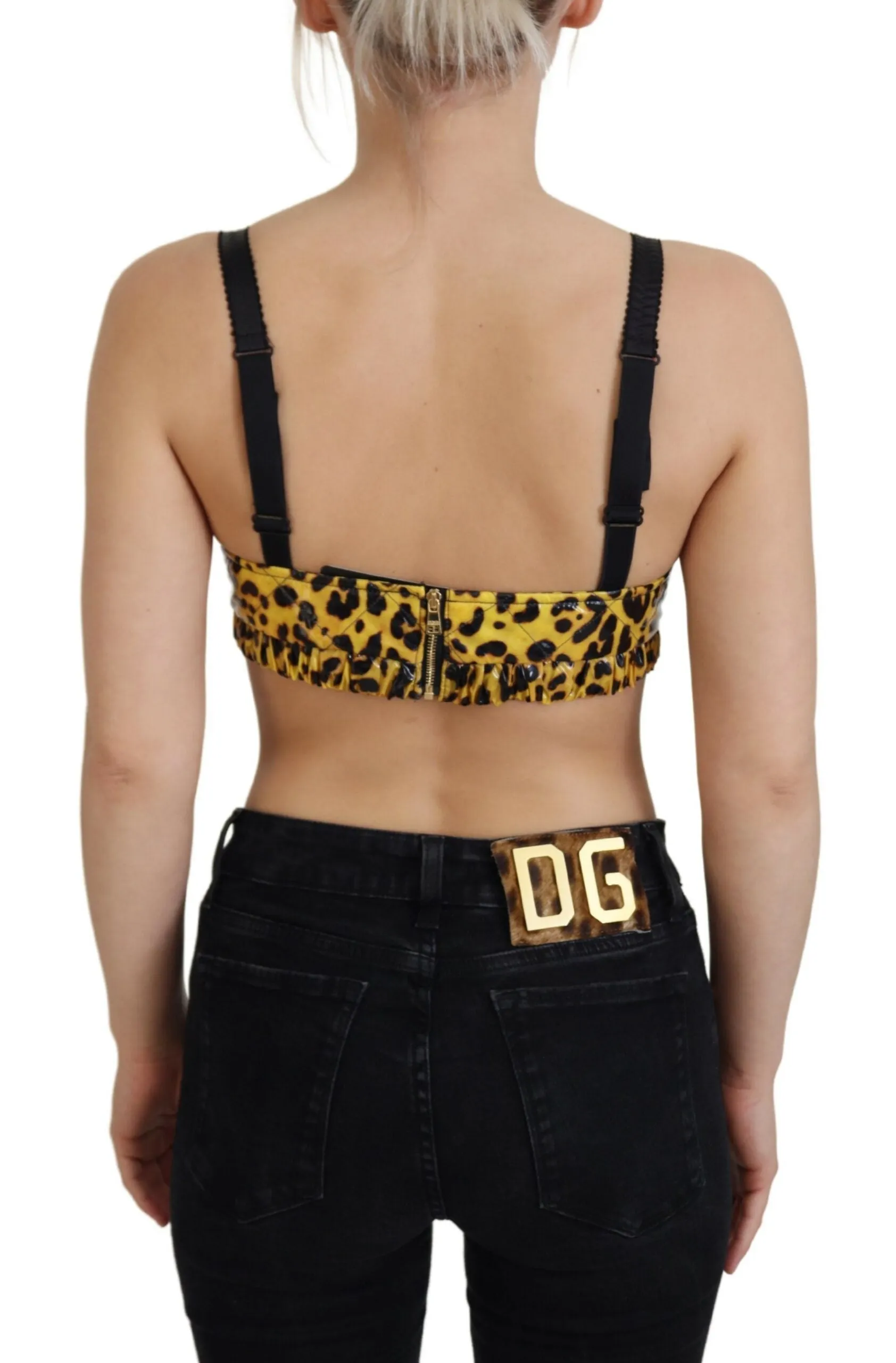 Chic Leopard Print Sleeveless Corset Top sold by Louxly product image thumbnail 3