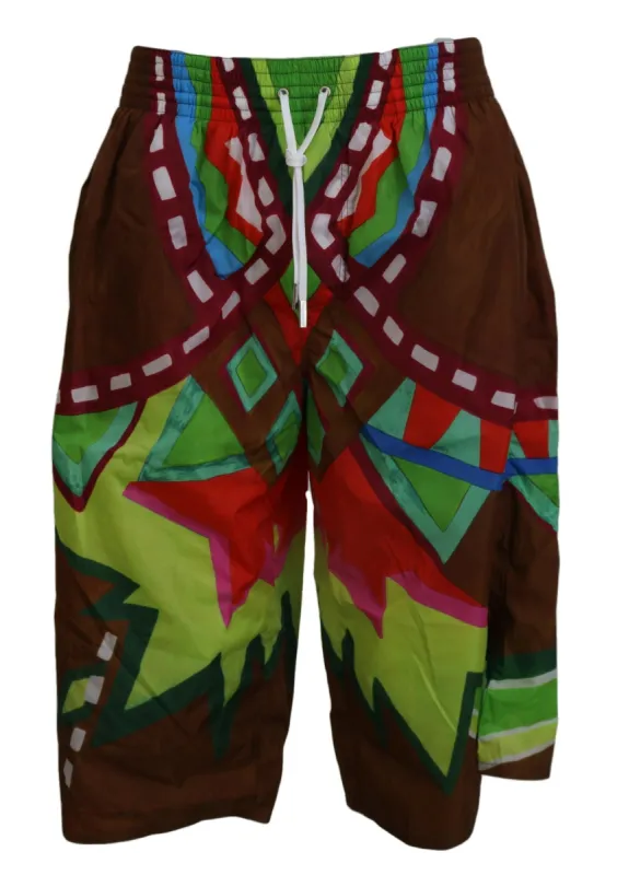 Exclusive Multicolor Printed Swim Shorts sold by Louxly