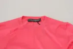 Elegant Pink Cropped Crewneck Sweater sold by Louxly