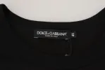 Chic Black Cotton Tee for the Modern Man sold by Louxly