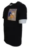 Chic Black Cotton Tee for the Modern Man sold by Louxly