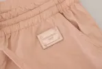 Elegant Peach Casual Sweatpants sold by Louxly