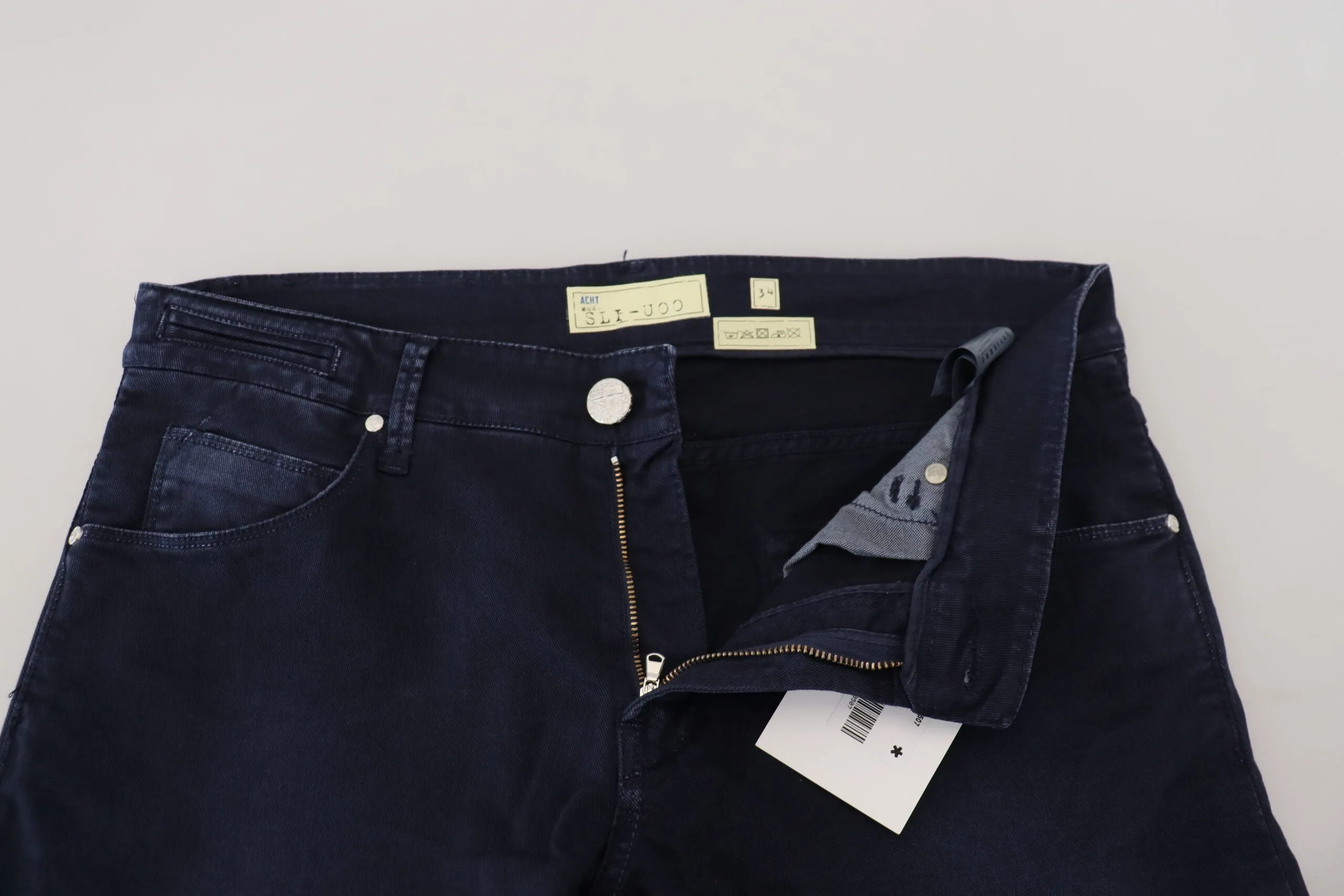 Sophisticated Tapered Denim Jeans sold by Louxly product image thumbnail 4