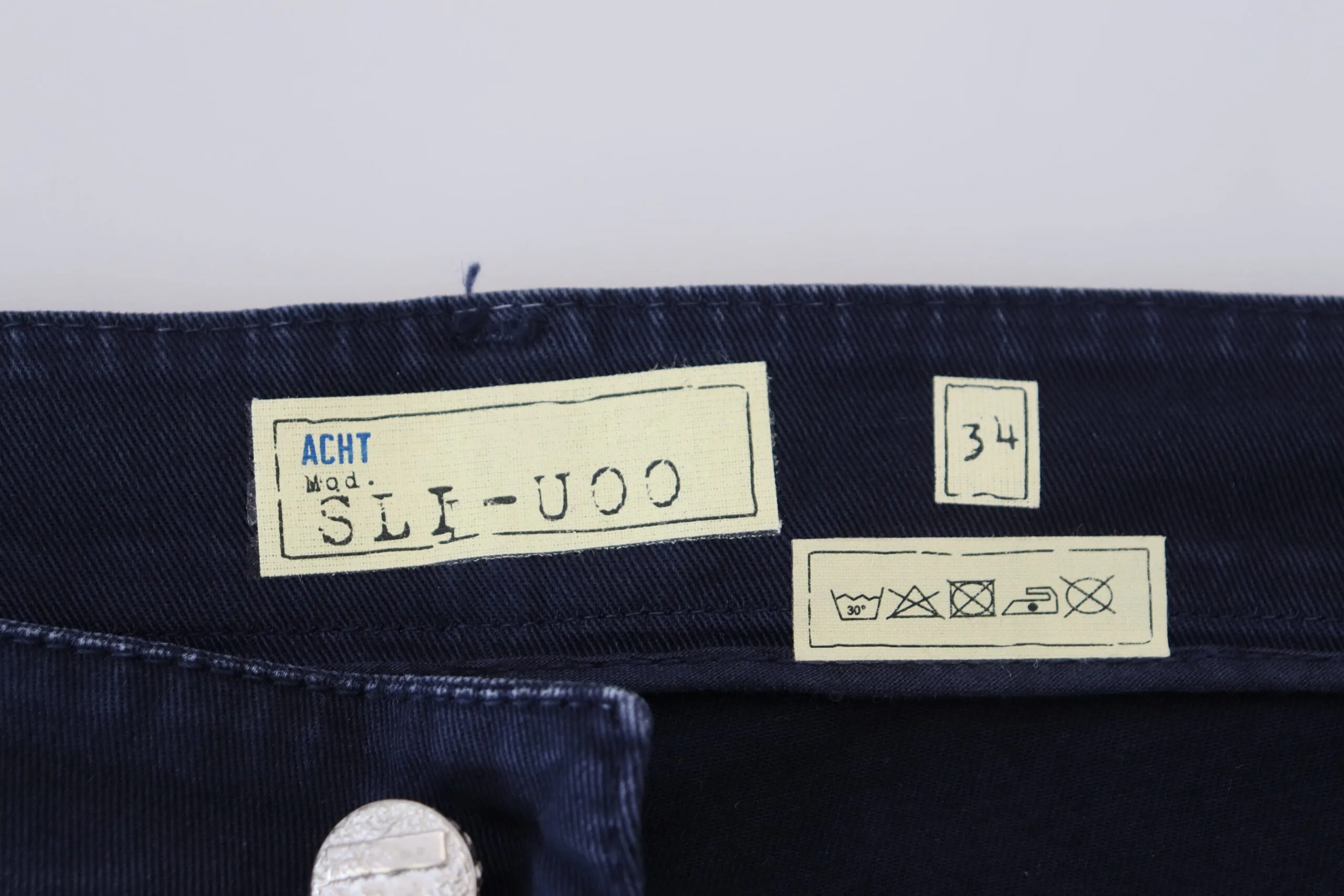 Sophisticated Tapered Denim Jeans sold by Louxly product image thumbnail 5