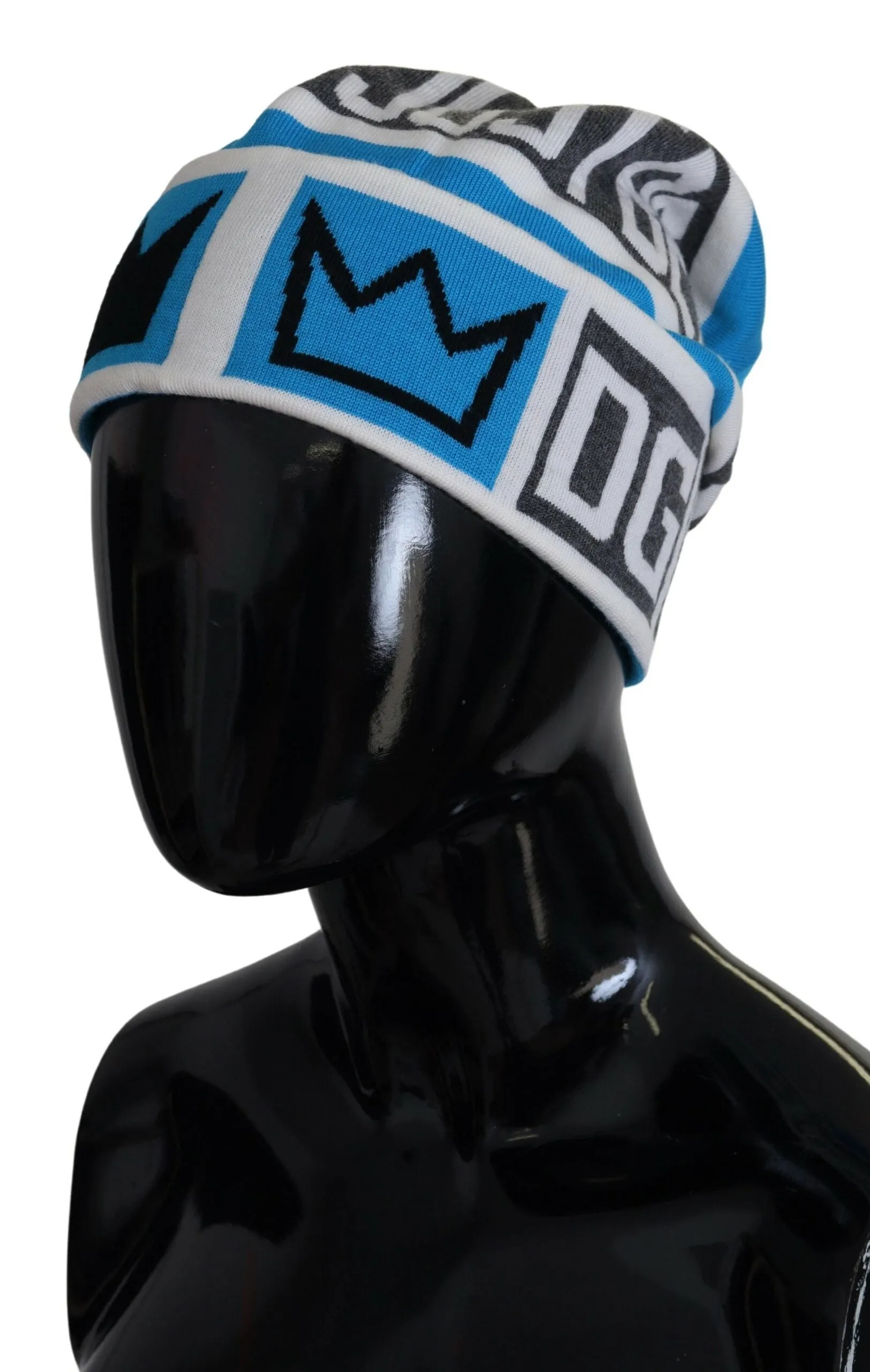 Elegant Multicolor Knit Beanie With DG Logo sold by Louxly product image thumbnail 2