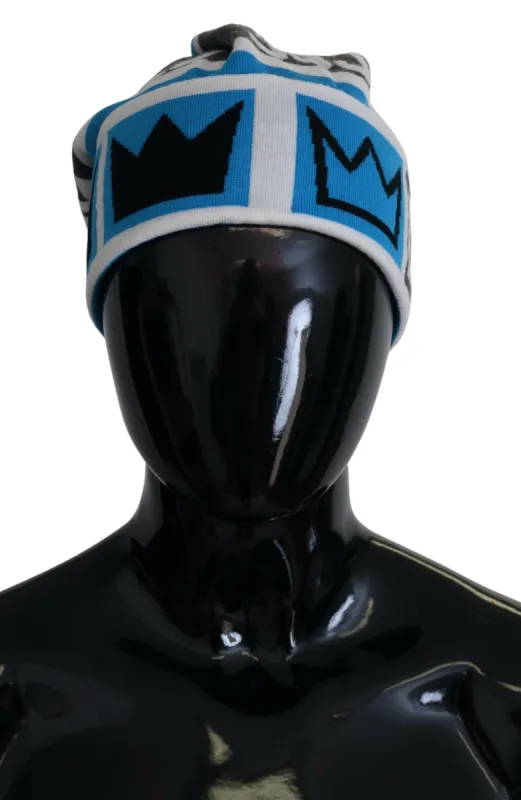 Elegant Multicolor Knit Beanie With DG Logo sold by Louxly