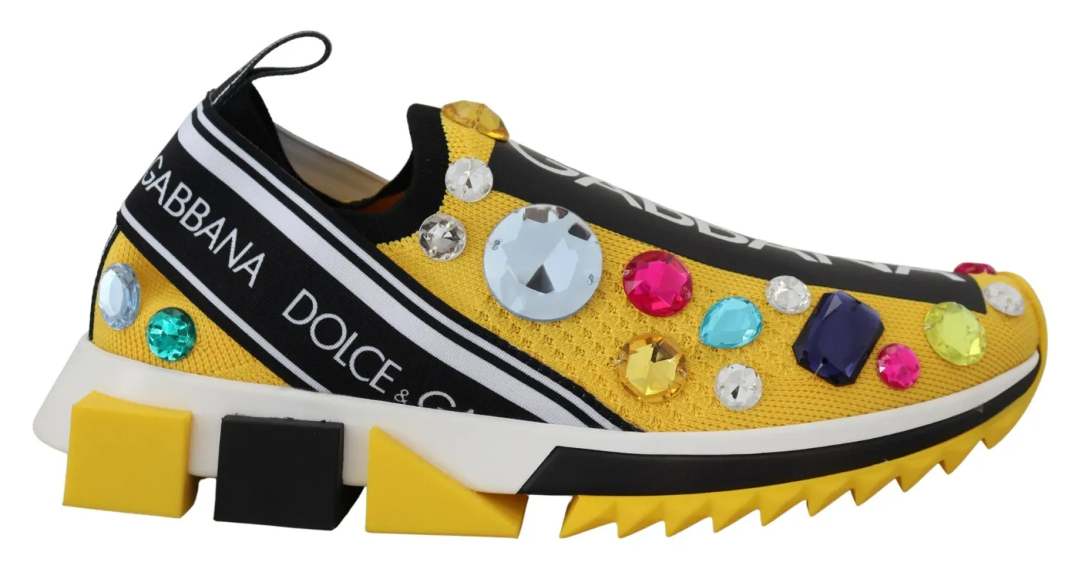 Exquisite Yellow Techno Fabric Sneakers sold by Louxly