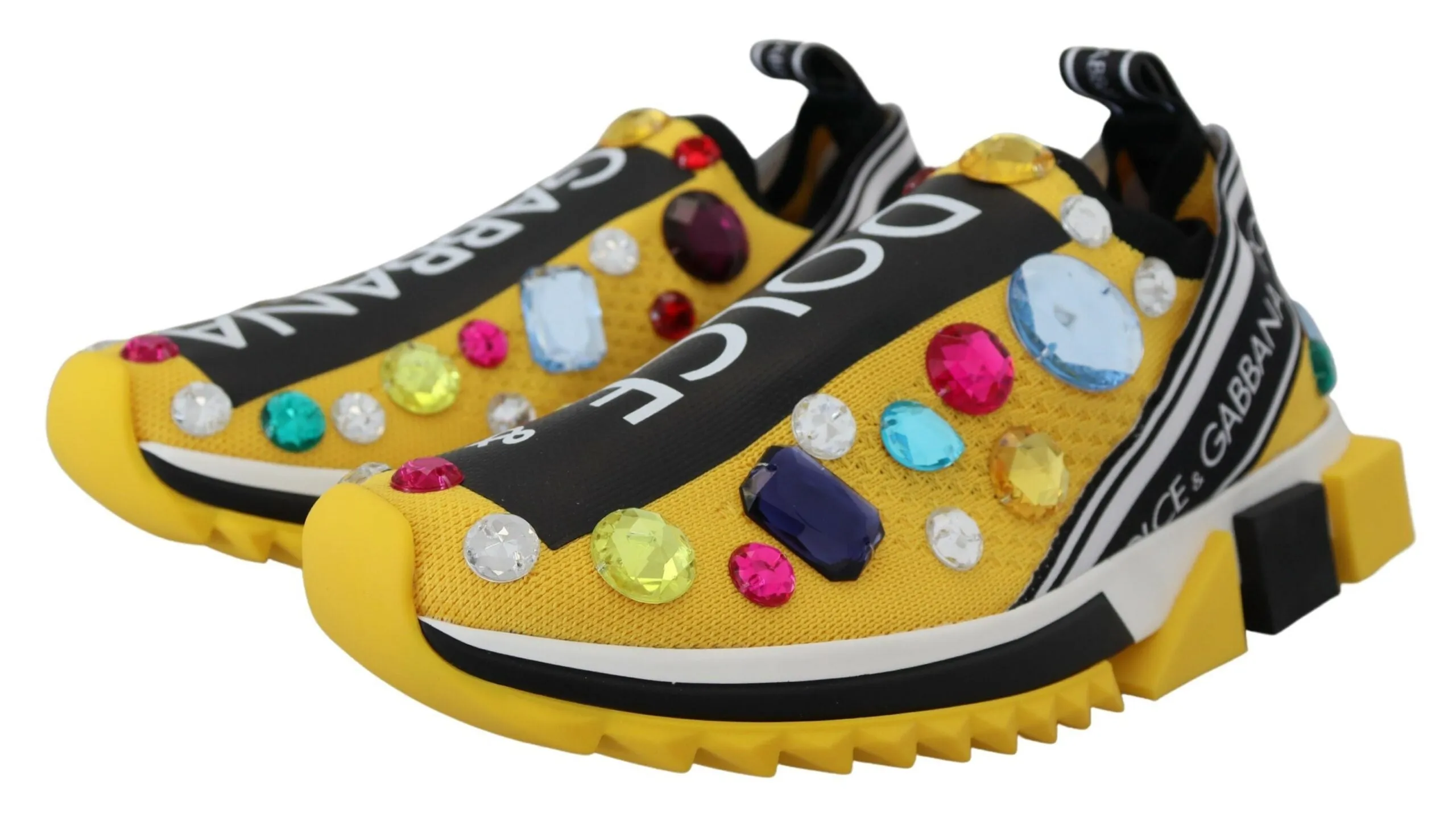 Exquisite Yellow Techno Fabric Sneakers sold by Louxly product image thumbnail 3