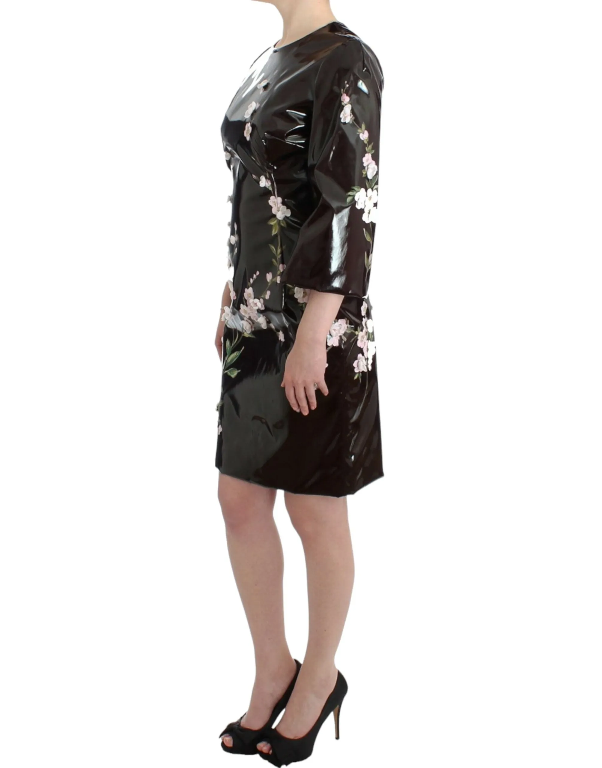 Elegant Floral Embellished Shift Dress sold by Louxly product image thumbnail 2