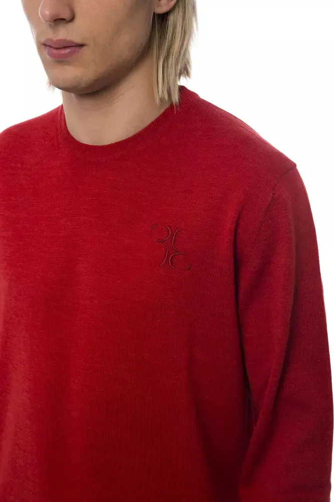 Red Merino Wool Men Sweater sold by Louxly product image thumbnail 5