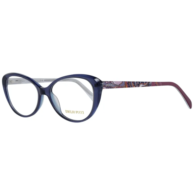 Chic Blue Full-Rim Designer Women's Eyewear made by Emilio Pucci