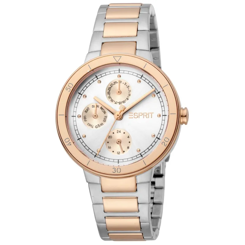 Chic Bicolor Esprit Analog Watch for Women made by Esprit