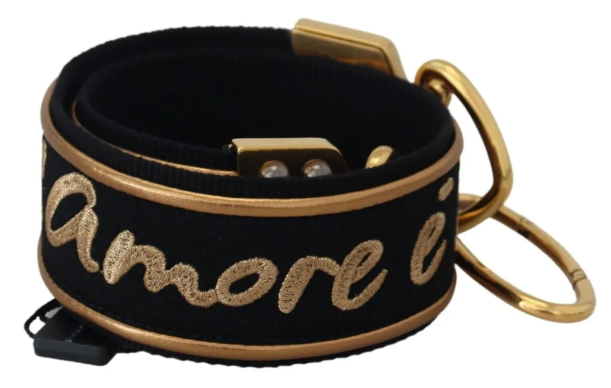 Elegant Gold Black Shoulder Bag Strap sold by Louxly