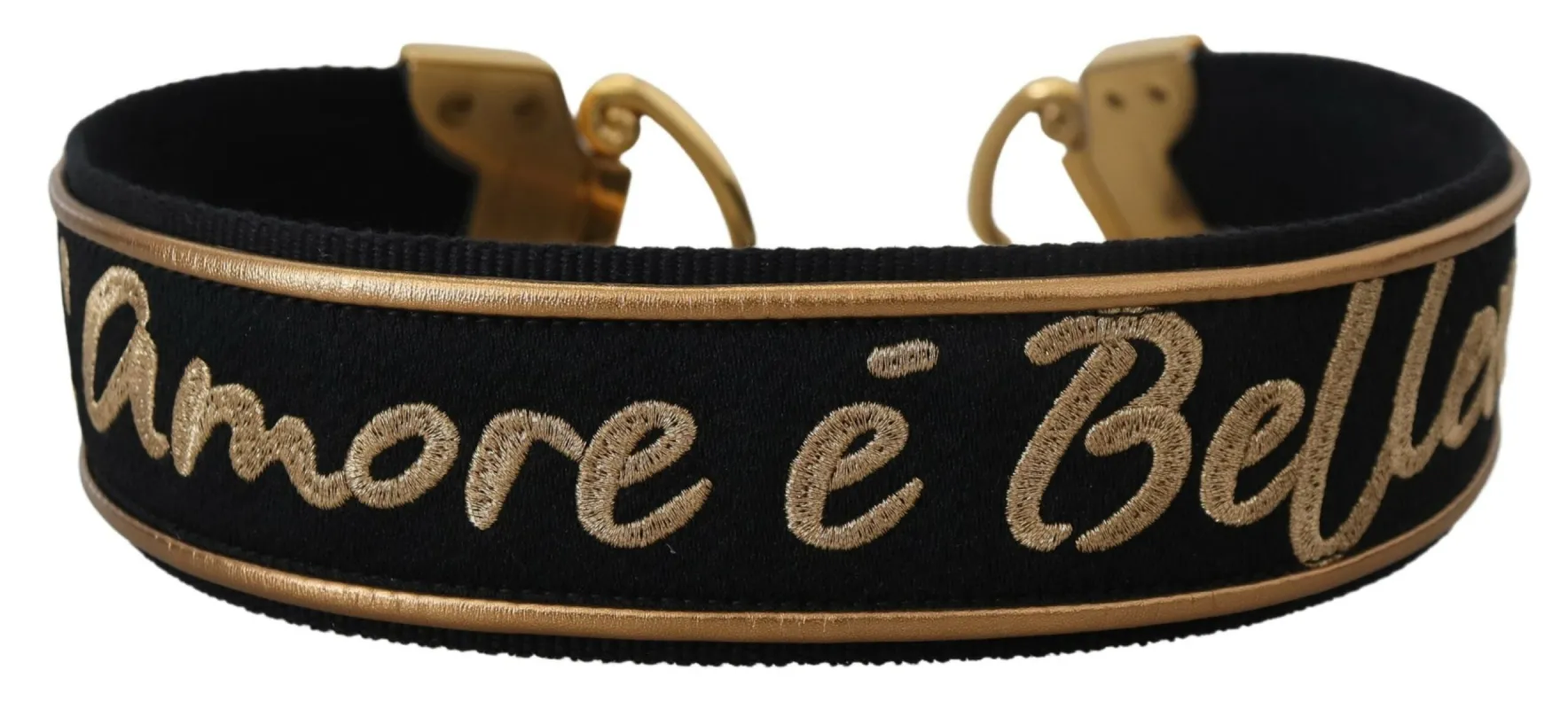 Elegant Gold Black Shoulder Bag Strap sold by Louxly