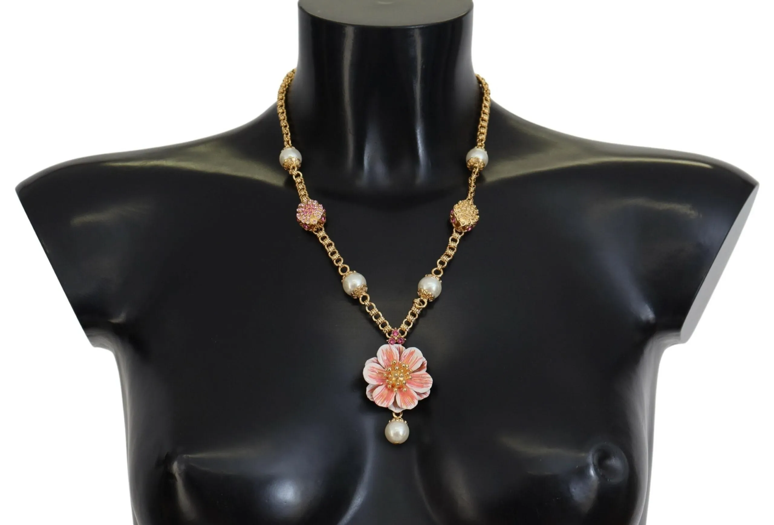Elegant Floral Statement Charm Necklace sold by Louxly