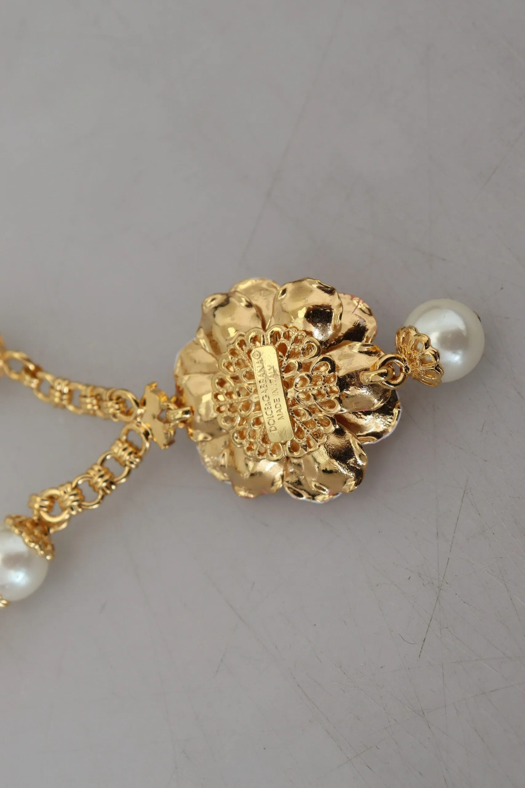 Elegant Floral Statement Charm Necklace sold by Louxly product image thumbnail 5