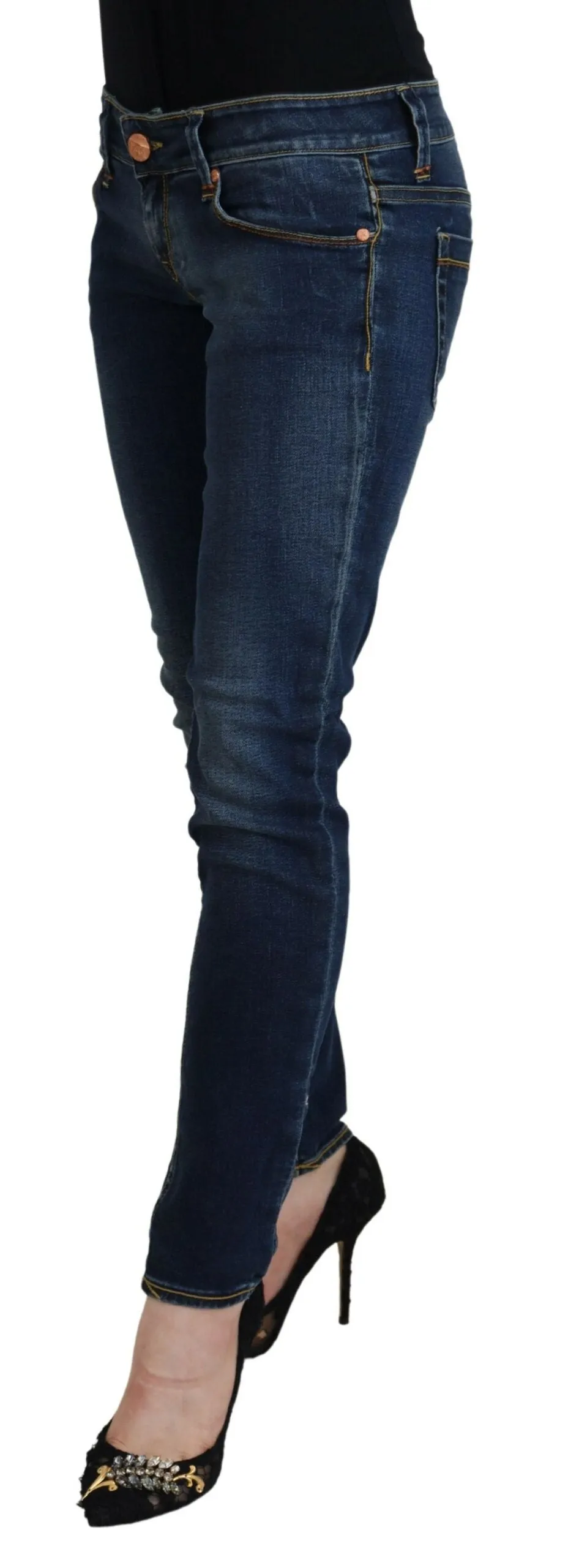 Chic Low Waist Skinny Denim sold by Louxly product image thumbnail 2