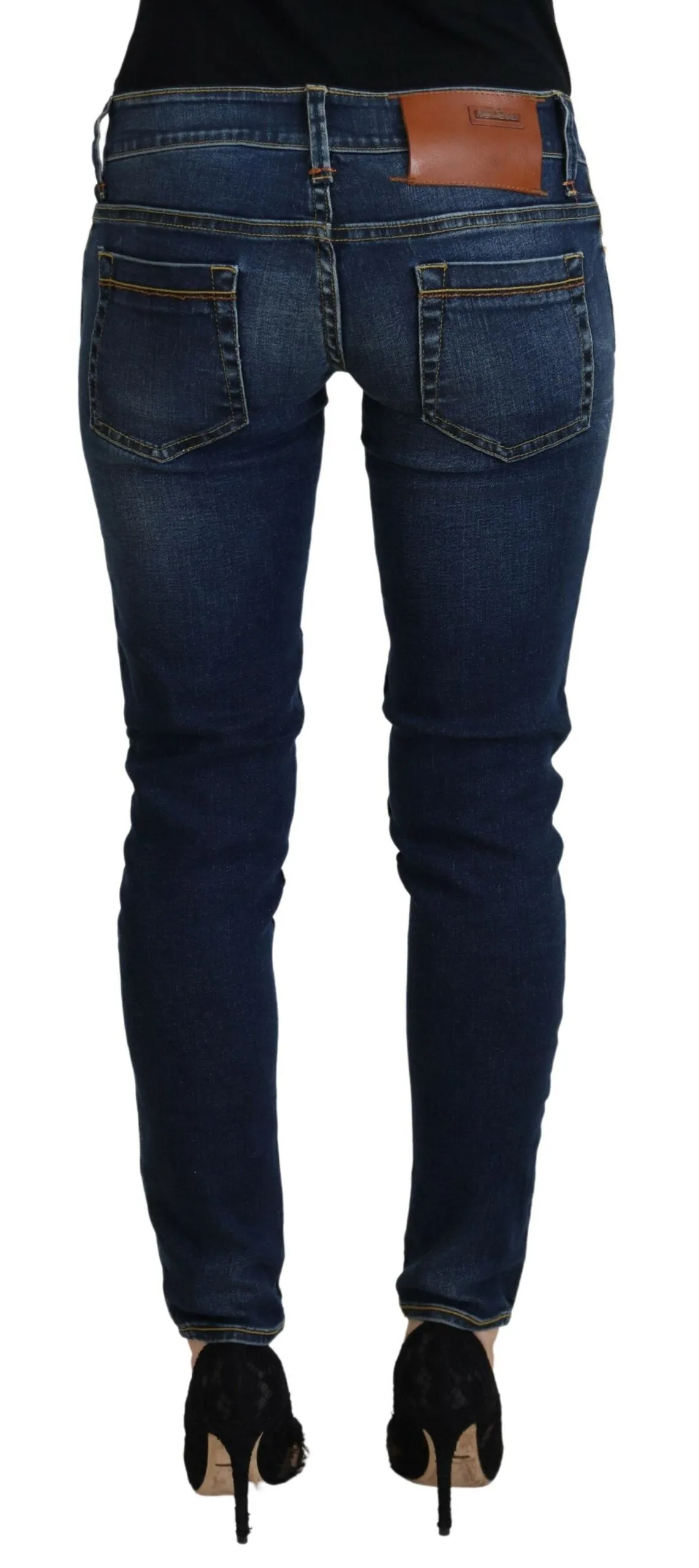 Chic Low Waist Skinny Denim sold by Louxly product image thumbnail 3