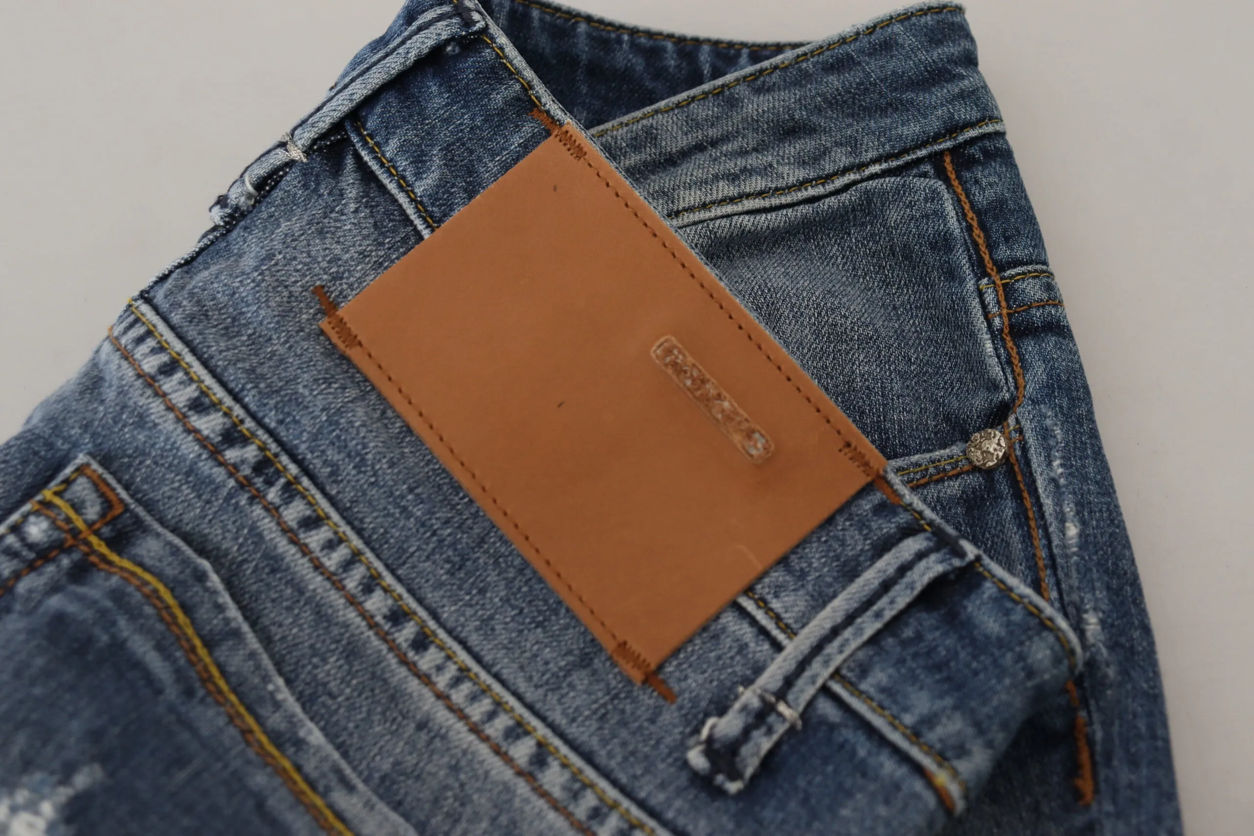 Sleek Skinny Low Waist Denim Jeans sold by Louxly product image thumbnail 5