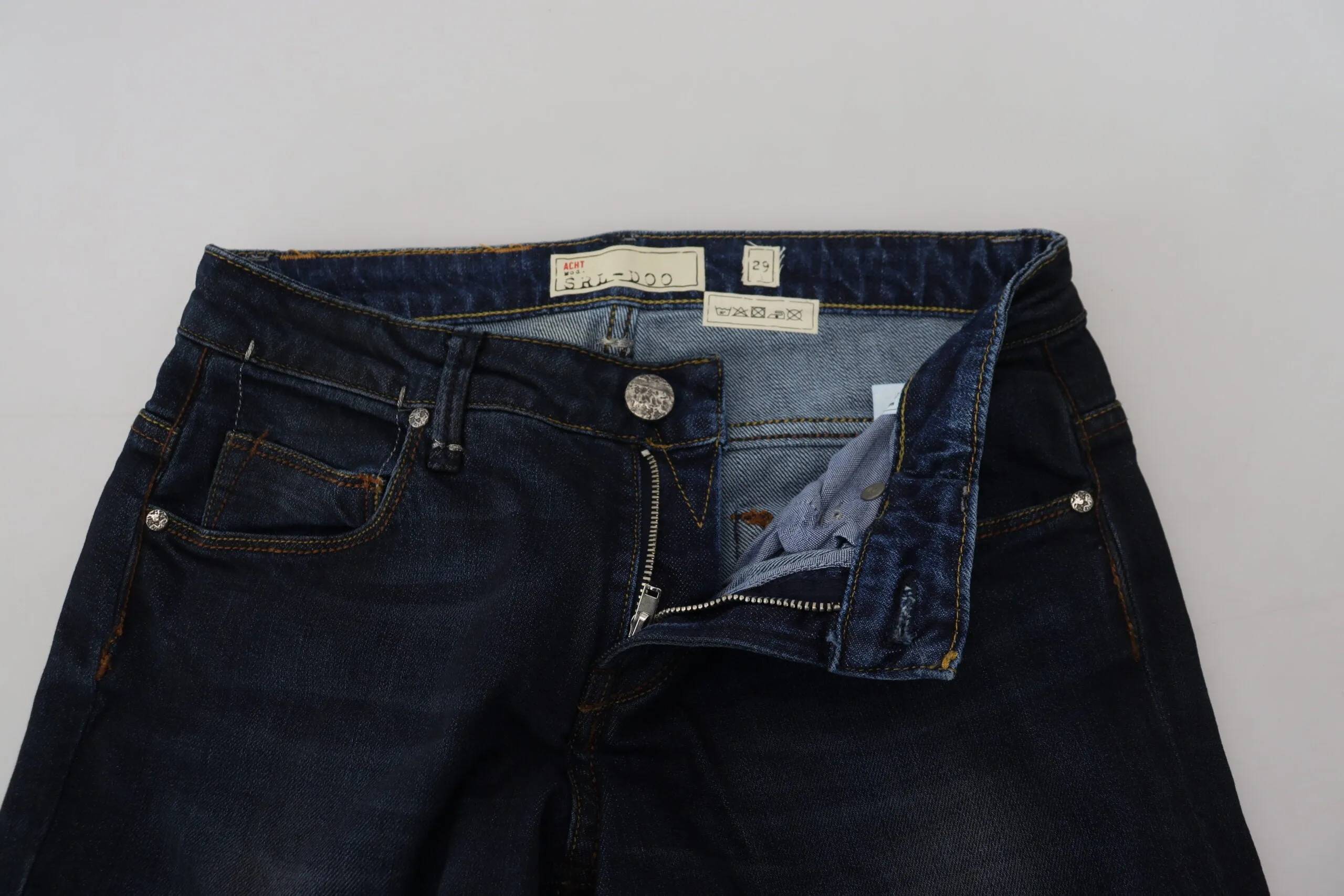Chic Low Waist Denim Skinny Jeans sold by Louxly product image thumbnail 4