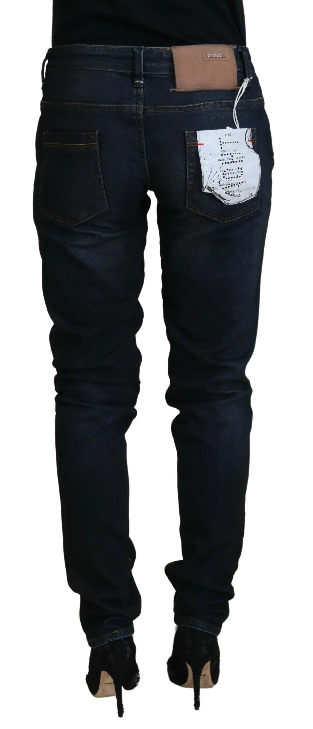 Chic Low Waist Denim Skinny Jeans sold by Louxly product image thumbnail 3
