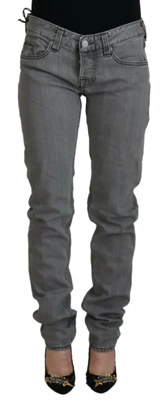 Chic Low Waist Skinny Gray Jeans sold by Louxly